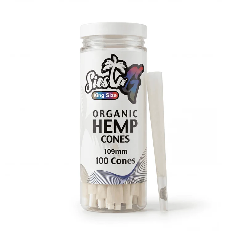 ORGANIC HEMP PRE-ROLL CONES KING SIZE (50CT)
