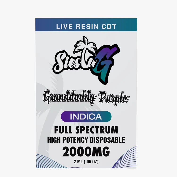 SIESTA G 2G - GRANDADDY PURPLE (INDICA)