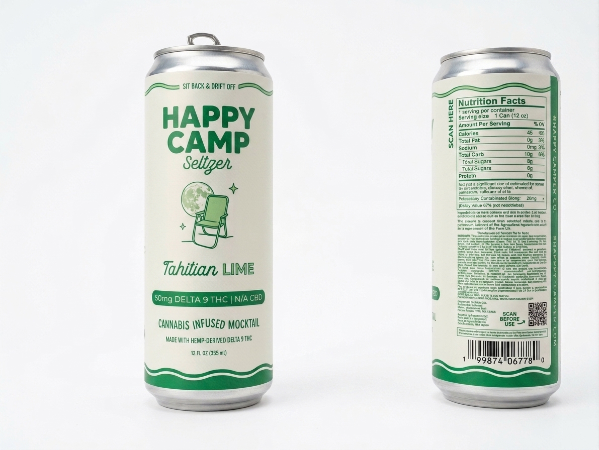 HAPPY CAMPER 5MG D9 THC DRINK