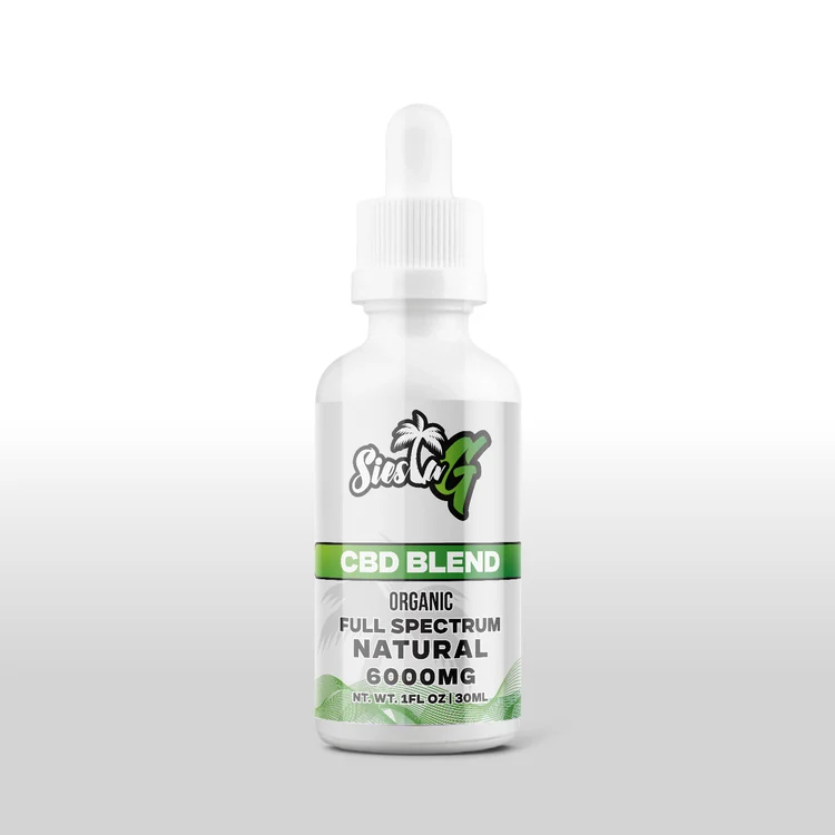 CBD TINCTURE 6000MG EXTRA STRENGTH DROPS NATURAL