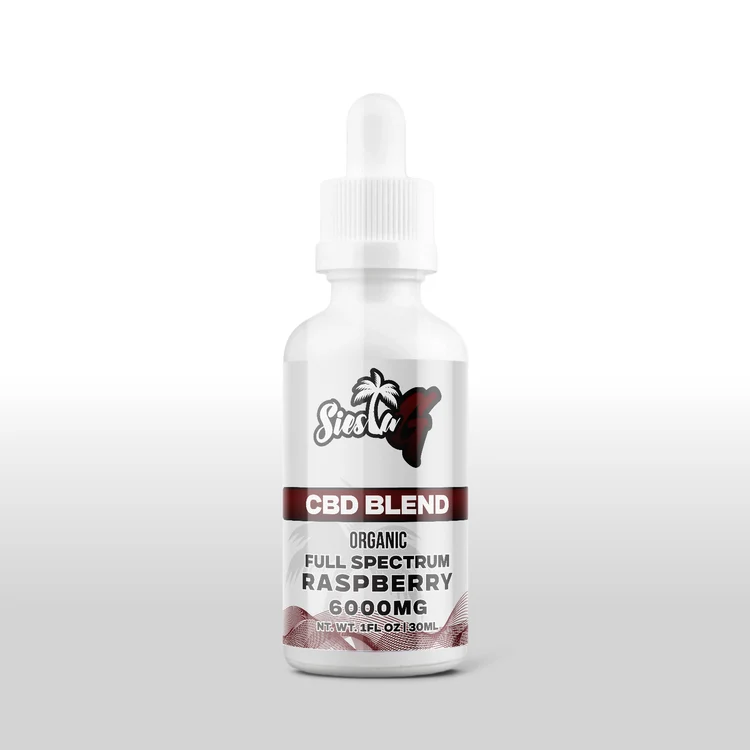 CBD TINCTURE 6000MG EXTRA STRENGTH DROPS RASPBERRY