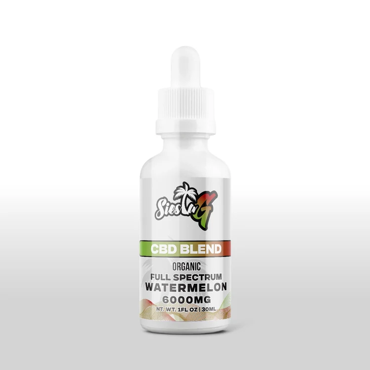 CBD TINCTURE 6000MG EXTRA STRENGTH DROPS WATERMELON